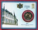 Luxemburg 2 Euro Gedenkmünze Wappen des Großherzogs Henri -