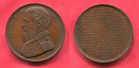 Frankreich France Bronzemedaille Bronze Medal By A. Jouvenel, France Bust of André Vésale -