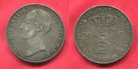 Niederlande Holland Netherlands 2 1/2 Gulden Willem Wilhelm II. -