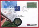 Luxemburg 2 Euro Gedenkmünze 50 Jahre Rout Bréck -