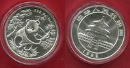 China Peoples Republic PRC 10 Yuan Silbermünze Panda (1 oz) -