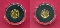 Benin 1500 Francs CFA Minigoldmünze 1/2 Gramm Martin Luther -