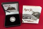 Australien 5 Dollar Silbermünze mit Farbapplikation Australian Saltwater Crocodiles - Agro Jr. - Salzwasserkrokodil - 1 Unze Silber -
