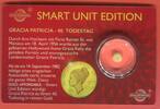 Ruanda 10 FRW Minigoldmünze Gracia Patricia - 40. Todestag (1/500 oz) - Smart Unit Edition -