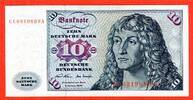 BRD, Deutsche Bundesbank 10 DM Deutsche Mark Banknote Segelschiff - Schiffsmotiv - Serie C ... A -