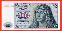 BRD, Deutsche Bundesbank 10 DM Deutsche Mark Banknote Segelschiff - Schiffsmotiv - Serie C ... Z -