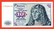 BRD, Deutsche Bundesbank 10 DM Deutsche Mark Banknote Segelschiff - Schiffsmotiv - Serie C ... B -