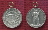 Schützenmedaille, Medaille tragbar versilbert Linz a. Rh. Schützenmedaille Linz a.Rh. St. Sebastianus, Tragbar -