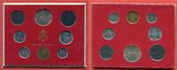 Vatikan Kursmünzensatz 1 - 500 Lire KMS Vatikan KMS 1965 1 Lire bis 500 Lire MCMLXV Anno III -