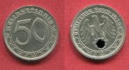 Deutschland 1933-1945 50 Pfennig Nickel Swastika -