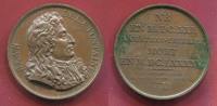 Frankreich Medaille Bronze Jean De La Fontaine Sig. E Gatteaux -