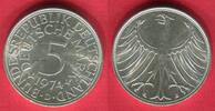 Bundesrepublik Deutschland 5 DM Silber Kursmünze Silberadler -