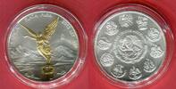 Mexiko 1 Onza Plata Pura Libertad - 1 oz - mit Teilvergoldung -