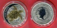 Fiji 2 Dollar Silbermünze - 1 oz Silver Coin Taku Schildkröte -