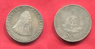 DDR Deutsche Demokratische Republik 20 Mark Silber 250. Todestag von Gottfried Wilhelm Leibniz -
