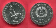 Deutsche Demokratische Republik 20 Mark Gedenkmünze 100. Todestag Carl Zeiss Mikroskop -