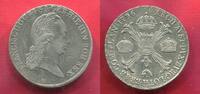 Habsburger Erblande Mailand Italien Kronentaler Franz II. Selten in dieser Erhaltung Justiert -