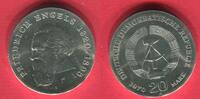 Eastern Germany DDR GDR 20 Mark Silber 150. Geburtstag Friedrich Engels (1820-1895) -