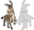 Niue 2 Dollars DONKEY Shape 20 Anniversary 1 Oz Silver Coin 2$ Niue 2021 -