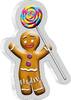 Niue 2 Dollars GINGERBREAD MAN Shrek Movie Shaped 1 Oz Silver Coin 2$ Niue 2021 -