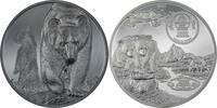Mongolia 1000 Togrog BROWN BEAR Growing Up 2 Oz Silver Coin 1000 Togrog Mongolia 2023 -