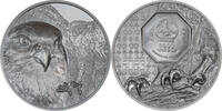 Mongolia 1000 Togrog FALCON Wild Mongolia 2 Oz Silver Coin 1000 Togrog Mongolia 2023 -