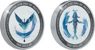 New Zealand 1 Dollar PANDORAN FAUNA Avatar Way of Water Set 2 x 1 Oz Silver Coins 1$ New Zealand 2023 -