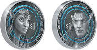New Zealand 1 Dollar NEYTIRI AND JAKE Avatar Way of Water Set 2 x 1 Oz Silver Coins 1$ New Zealand 2023 -