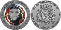 Congo Democratic Republic 100 Francs ERNESTO CHE GUEVARA Polybern and Steel 1 Oz Silver Coin 100 Francs CFA Congo 2023 -