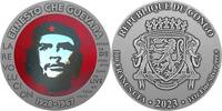 Congo Democratic Republic 100 Francs ERNESTO CHE GUEVARA Bernit and Steel 1 Oz Silver Coin 100 Francs CFA Congo 2023 -