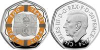 United Kingdom 50 Pence ROYAL NATIONAL LIFEBOAT INSTITUTION 200th Anniversary Silver Coin 50 Pence United Kingdom 2024 -
