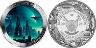 Cameroon 2000 Francs ALIEN WORLD AND UFO We are not Alone 2 Oz Silver Coin 2000 Francs Cameroon 2025 -