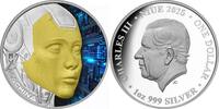 Niue 2 Dollars 2025 EX MACHINA 1 Oz Silver Coin 1$ Niue 2025 Black PP 1,338.33 元 含税 ＋  167.34 元 运费