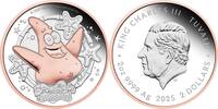 Tuvalu 2 Dollars PATRICK STAR SpongeBob 2 Oz Silver Coin 2$ Tuvalu 2025 -