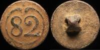 MILITARY BUTTONS Button 82 st line Infantry French army, Napoleonic wars - 16 mm. -
