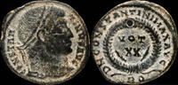 Roman empire  Constantine I - DN CONSTANTINI MAX AVG VOT XX, Rome - 19 m... 418.36 元 含税 ＋  66.94 元 运费