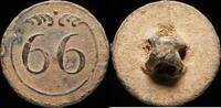 MILITARY BUTTONS Button 66 st line Infantry French army, Napoleonic wars - 16 mm. -