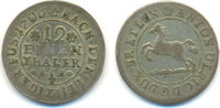 Braunschweig Wolfenbüttel: 1/12 Taler Anton Ulrich, 1704-14: -