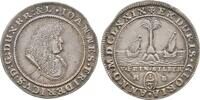 Braunschweig Calenberg Hannover: 1/3 Palmbaumtaler Mzst. Clausthal Johann Friedrich, 1665-1679: -