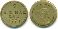 Preussen: Münzgewicht zu 5 Talern Friedrich II, 1740-86: -