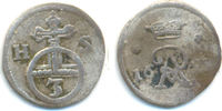 Braunschweig Wolfenbüttel: Dreier scheint unediert Rudolph August, 1666-1685: -