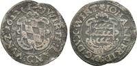 Württemberg: Kipper Doppelschilling Stuttgart Johann Friedrich, 1608-1628: -