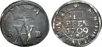 Braunschweig Wolfenbüttel: 4 Pfennig Anton Ulrich, 1704-1714: -