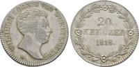 Württemberg: 20 Kreuzer Wilhelm I, 1816-1864: -