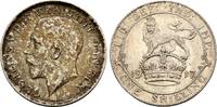 Grossbritannien: 1 Shilling George V, 1910-1936: -