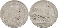 Italien: 1 Lira Rom Vittorio Emanuele III, 1900-1946: -