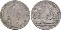 Preussen: 1/2 Taler Magdeburg Friedrich II. der Große, 1740-1786: -