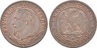 Frankreich: 2 Centimes Bordeaux Napoleon III, 1852-1870: -