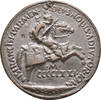 Italien San Secondo Contea: Einseitige Bronzegußmedaille. Kein Original Pier Maria Rossi il Magnifico, 1413-1482: -