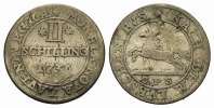 Lauenburg, Herzogtum: Georg II., 1727-1760. 2 Schilling -